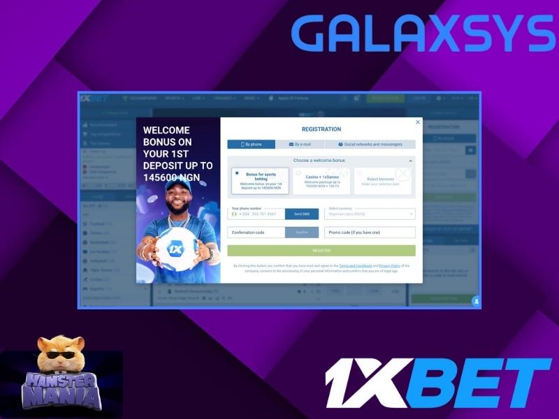 Registro no 1xBet Casino