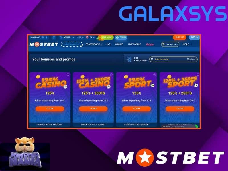 Premios y ventajas exclusivos para jugadores de Hamster Mania en Mostbet